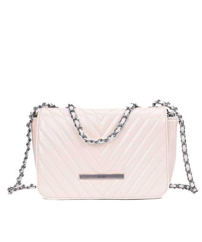 Bolsa Santa Lolla Off White Matelassê Correntes