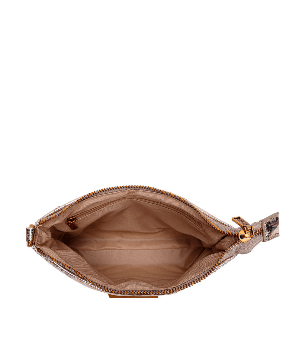 Bolsa Santa Lolla Pequena Dourado Alça Transversal