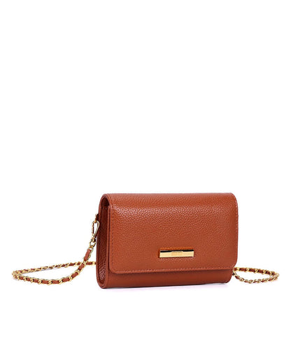 Bolsa Santa Lolla Pequena Marrom Correntes