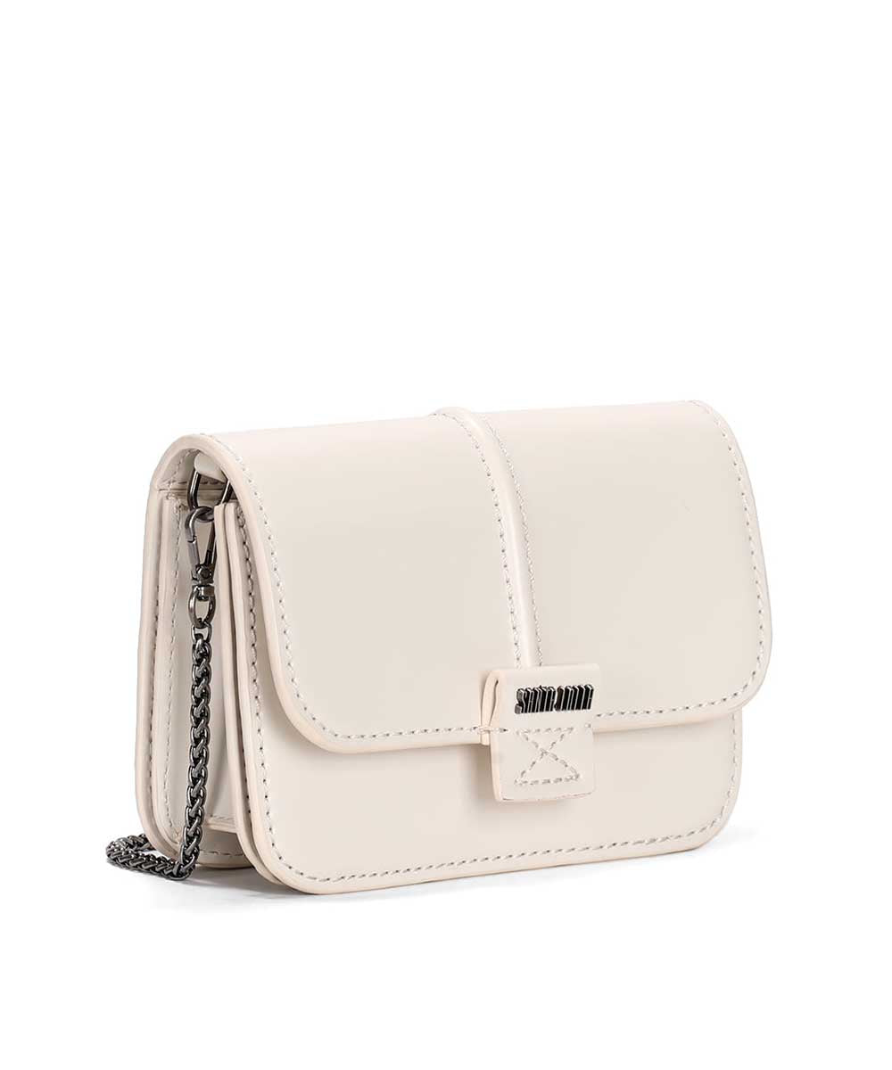Bolsa Santa Lolla Pequena Off White Duas Alças