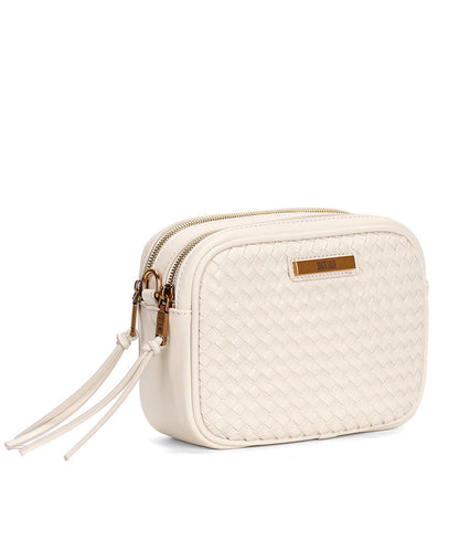 Bolsa Santa Lolla Pequena Off White Transversal