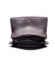 Bolsa Santa Lolla Pequena Retangular Cinza Grafite Duas Alças