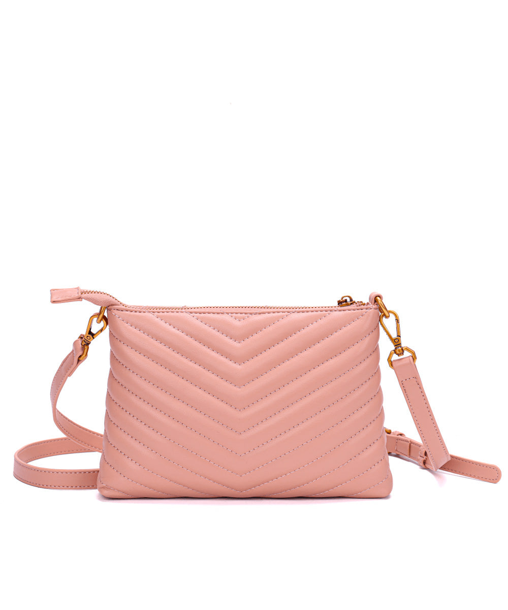 Bolsa Santa Lolla Pequena Rosa Ballet Alça Transversal