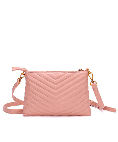 Bolsa Santa Lolla Pequena Rosa Ballet Alça Transversal