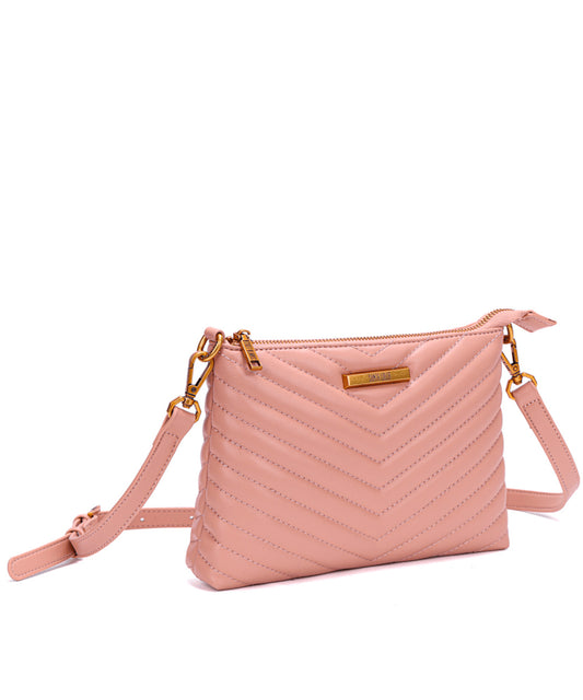 Bolsa Santa Lolla Pequena Rosa Ballet Alça Transversal