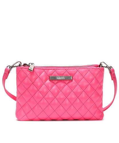 Bolsa Santa Lolla Pequena Rosa Transversal Matelassê