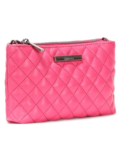 Bolsa Santa Lolla Pequena Rosa Transversal Matelassê