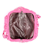 Bolsa Santa Lolla Pink Tramada Alça Tiracolo