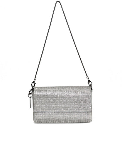 Bolsa Santa Lolla Prata Cristal Brilho