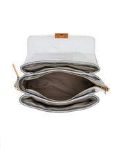 Bolsa Santa Lolla Prata Metalizada