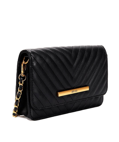 Bolsa Santa Lolla Preta Correntes Matelassê