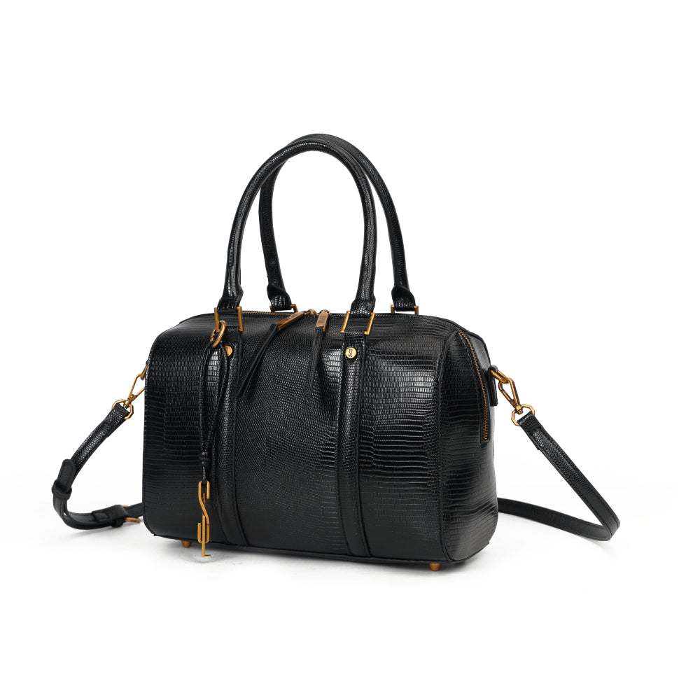 Bolsa Santa Lolla Preta Duas Alças Baú