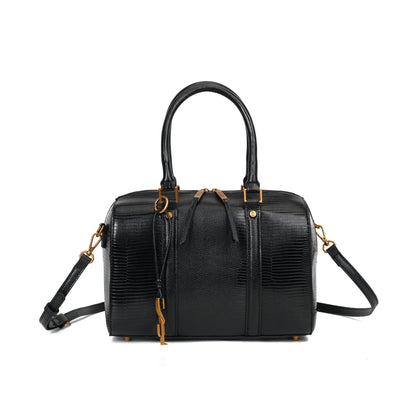 Bolsa Santa Lolla Preta Duas Alças Baú