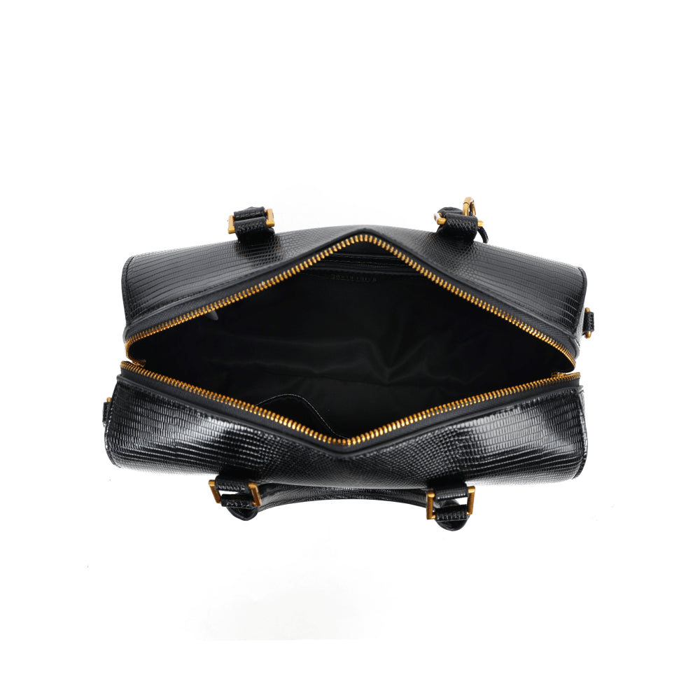 Bolsa Santa Lolla Preta Duas Alças Baú