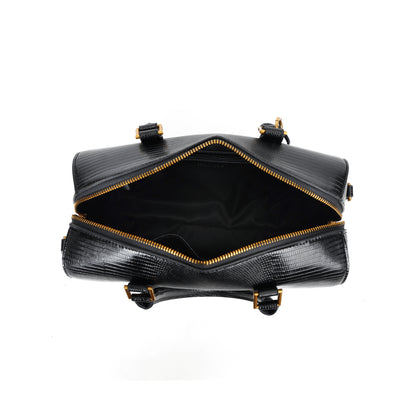 Bolsa Santa Lolla Preta Duas Alças Baú