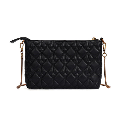 Bolsa Santa Lolla Preta Matelassê Alça Transversal