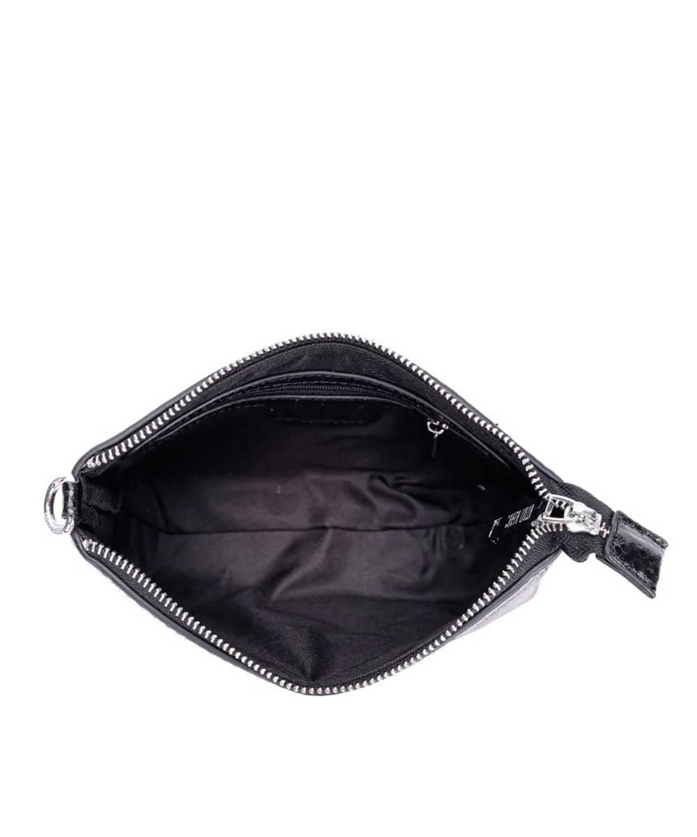 Bolsa Santa Lolla Preta Metalizada Transversal