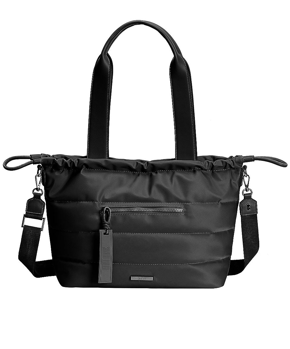 Bolsa Santa Lolla Preta Nylon Transversal