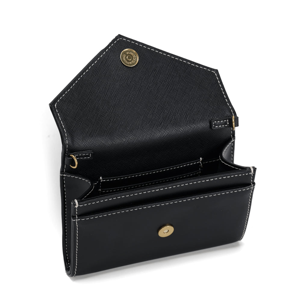 Bolsa Santa Lolla Preta Transversal Pequena