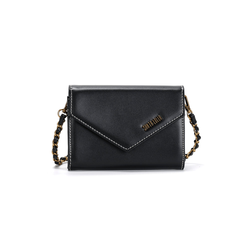 Bolsa Santa Lolla Preta Transversal Pequena