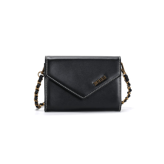 Bolsa Santa Lolla Preta Transversal Pequena