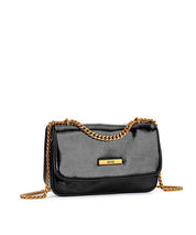 Bolsa Santa Lolla Preta Verniz Correntes