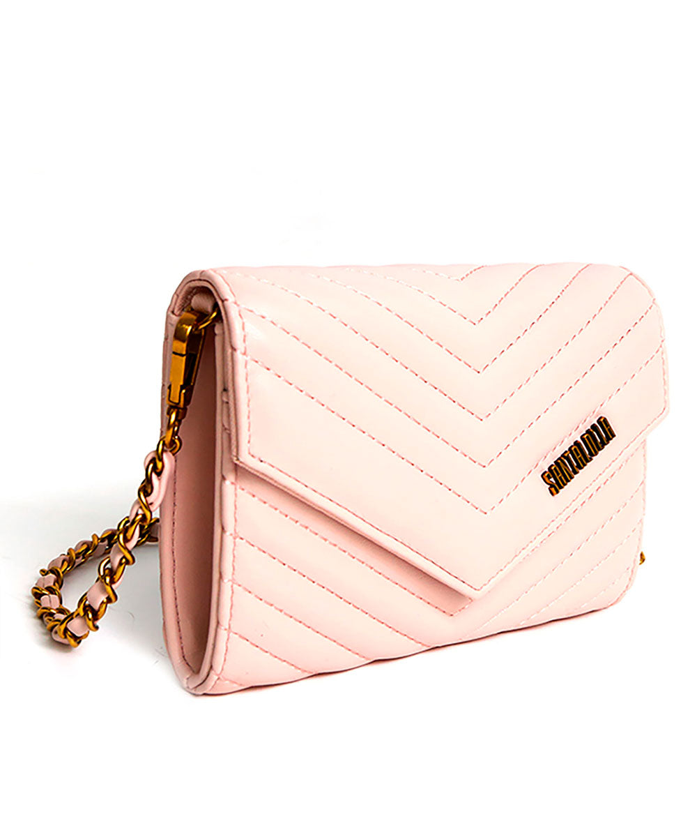 Bolsa Santa Lolla Rosa Correntes