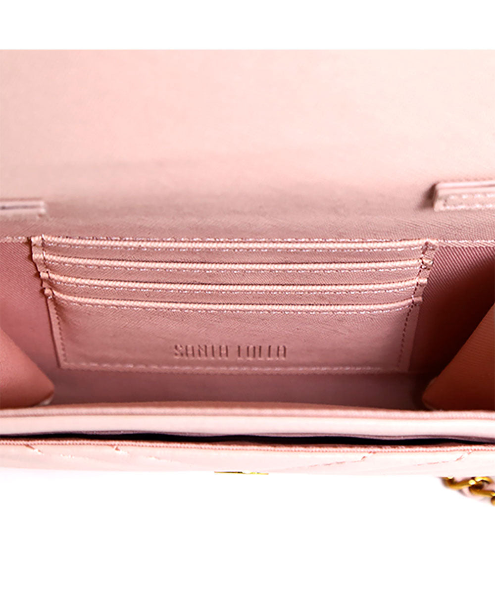 Bolsa Santa Lolla Rosa Correntes