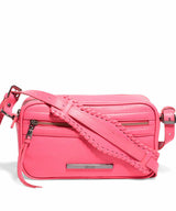 Bolsa Santa Lolla Rosa Couro Floater Alça Transversal