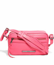Bolsa Santa Lolla Rosa Couro Floater Alça Transversal
