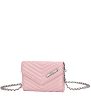 Bolsa Santa Lolla Rose Verniz Alça de Corrente