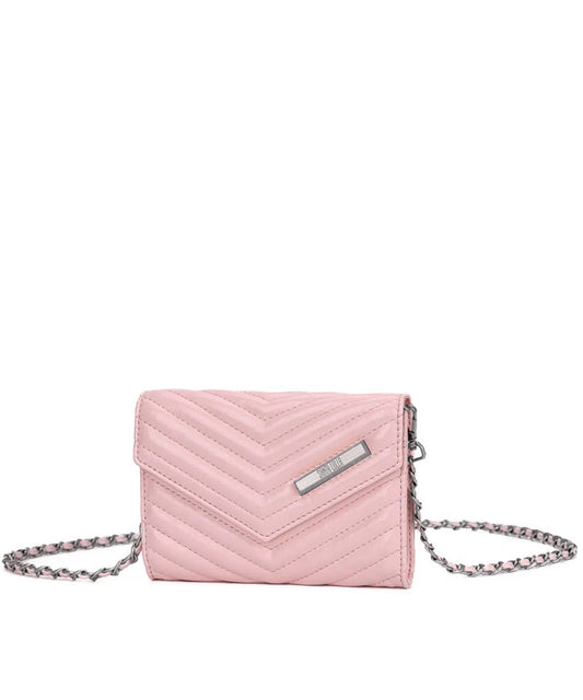 Bolsa Santa Lolla Rose Verniz Alça de Corrente