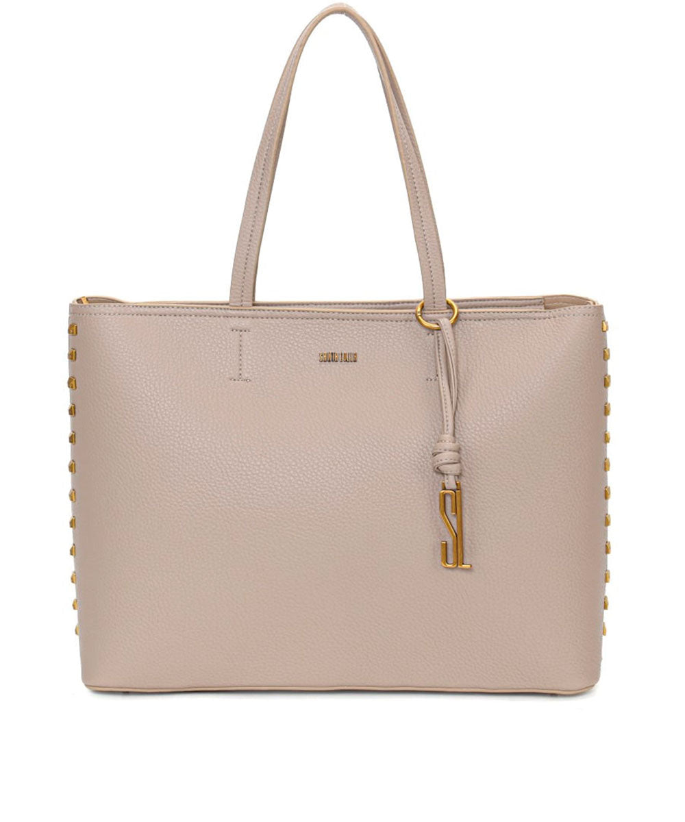 Bolsa Santa Lolla Shopper Cinza Alça Ombro