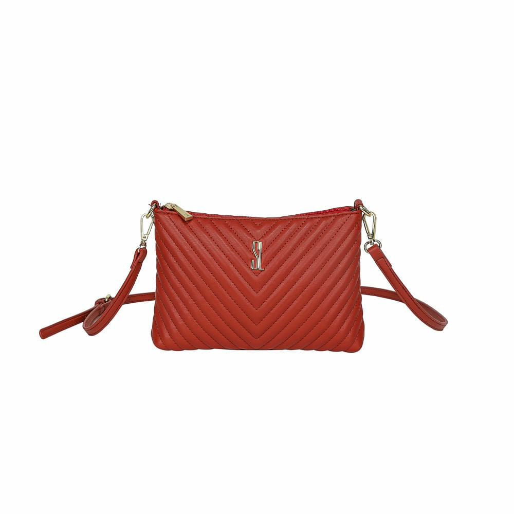 Bolsa Santa Lolla Tiracolo Matelassê Marrom