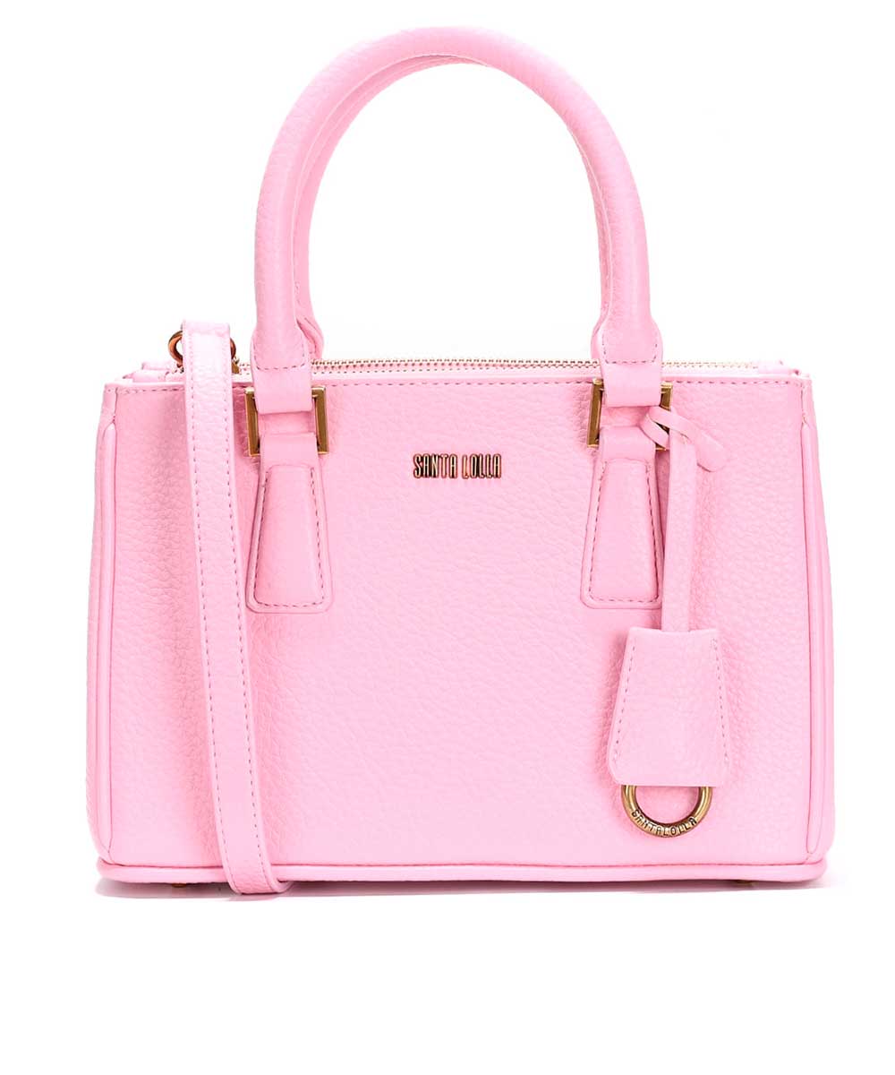 Bolsa Santa Lolla Tote Média Duas Alças Rosa