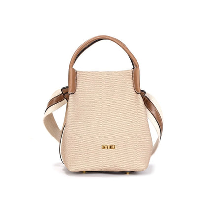 Bolsa Santa Lolla Transversal Nude Alça Dupla