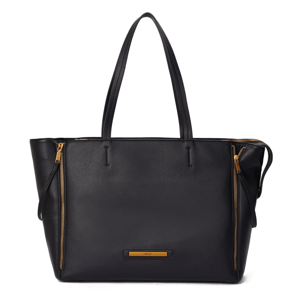 Bolsa Shopper Grande Preta Santa Lolla Alça De Ombro