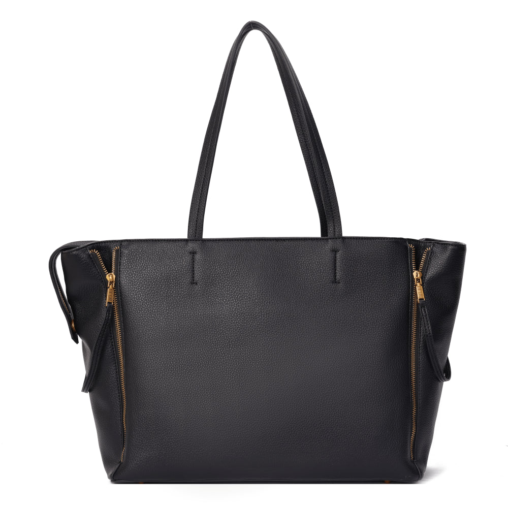 Bolsa Shopper Grande Preta Santa Lolla Alça De Ombro