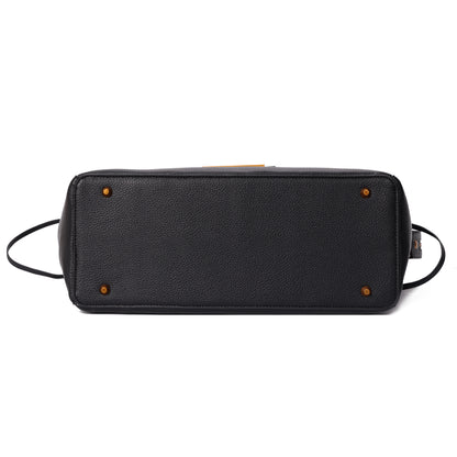 Bolsa Shopper Grande Preta Santa Lolla Alça De Ombro