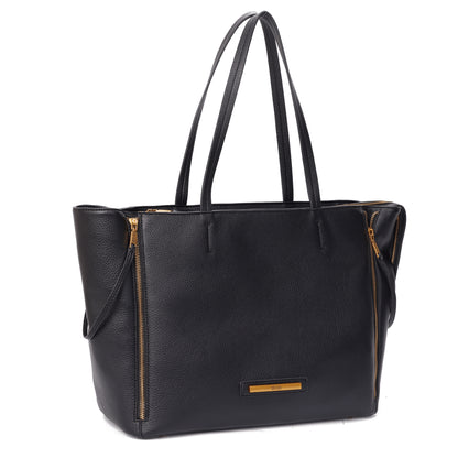 Bolsa Shopper Grande Preta Santa Lolla Alça De Ombro