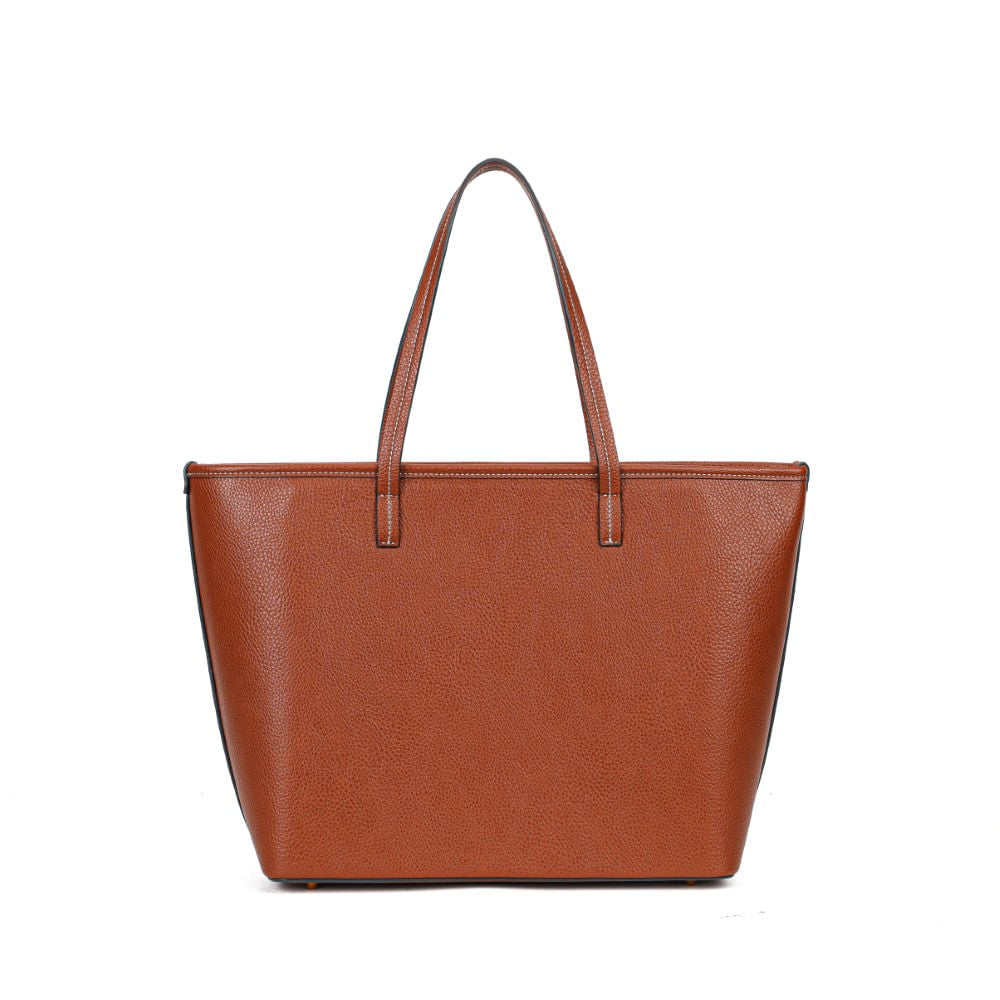 Bolsa Shopper Grande Santa Lolla Marrom Safari