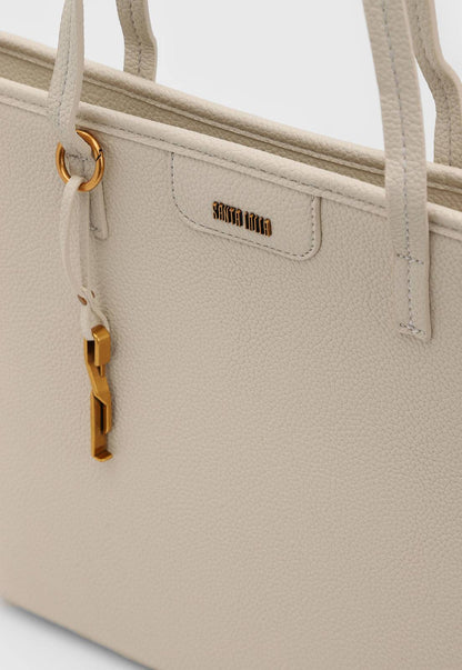 Bolsa Shopper Grande Santa Lolla Off White