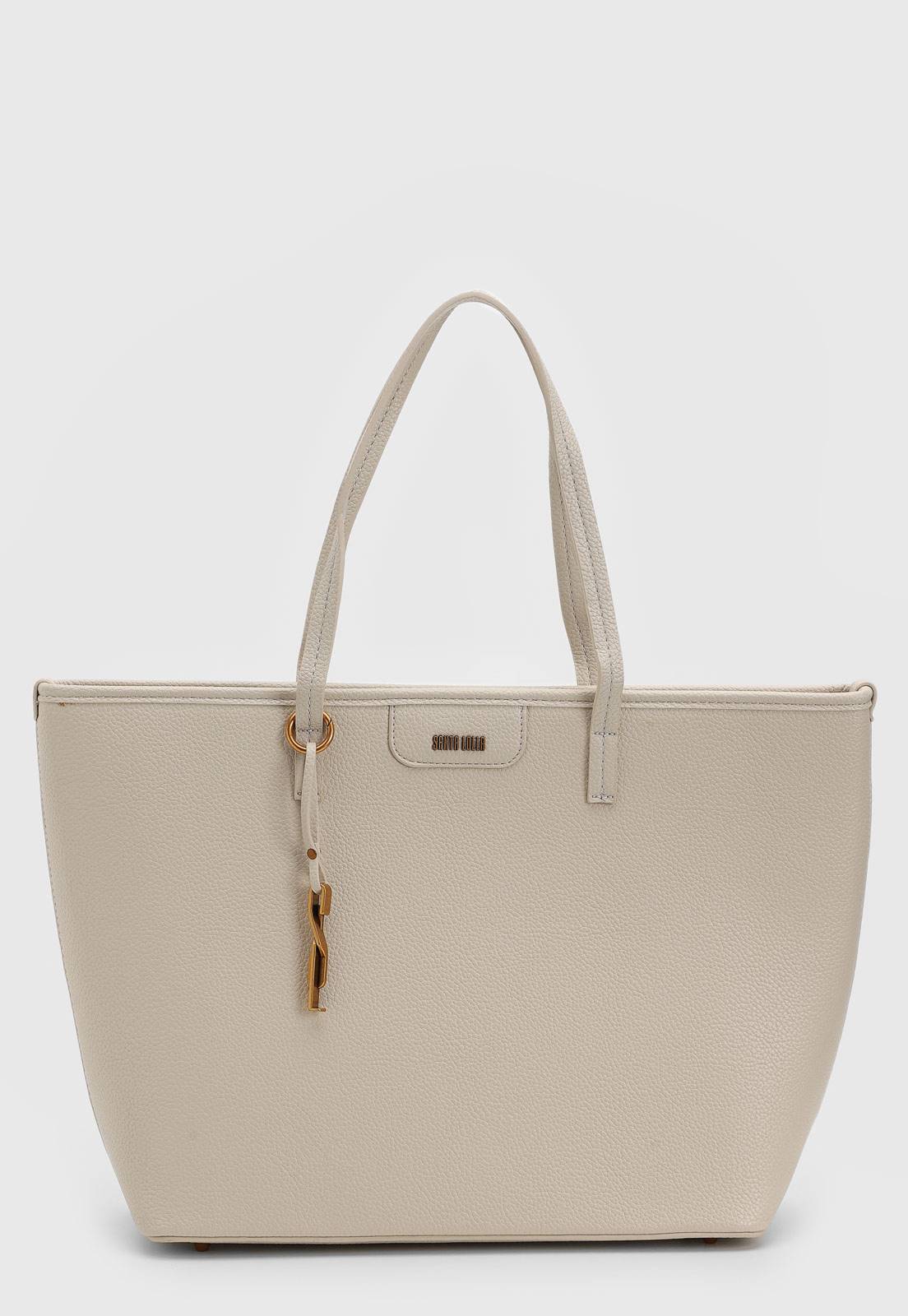 Bolsa Shopper Grande Santa Lolla Off White