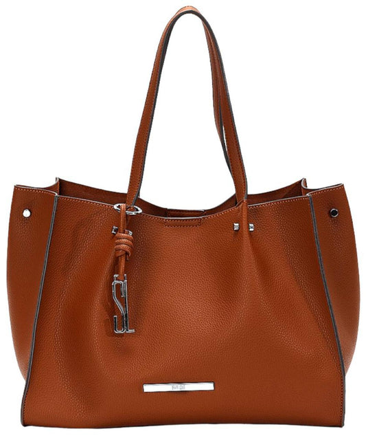 Bolsa Shopper Marrom Ombro