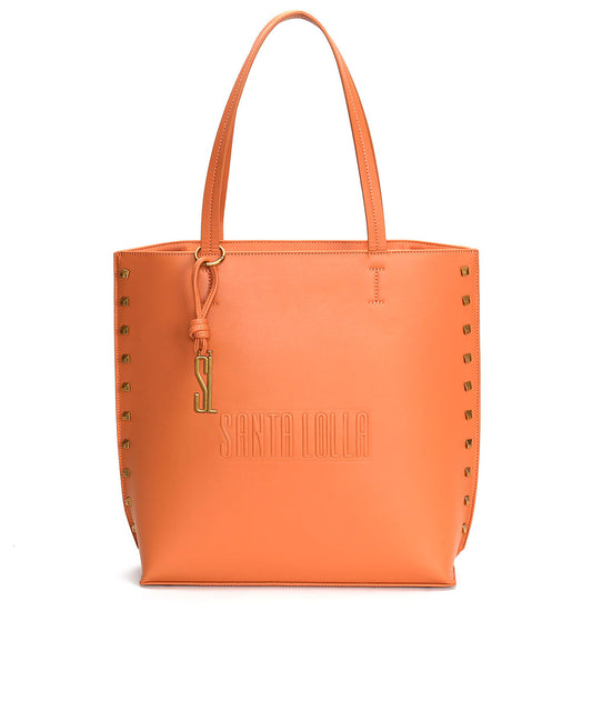 Bolsa Shopper Maxi Santa Lolla Marrom Cognac
