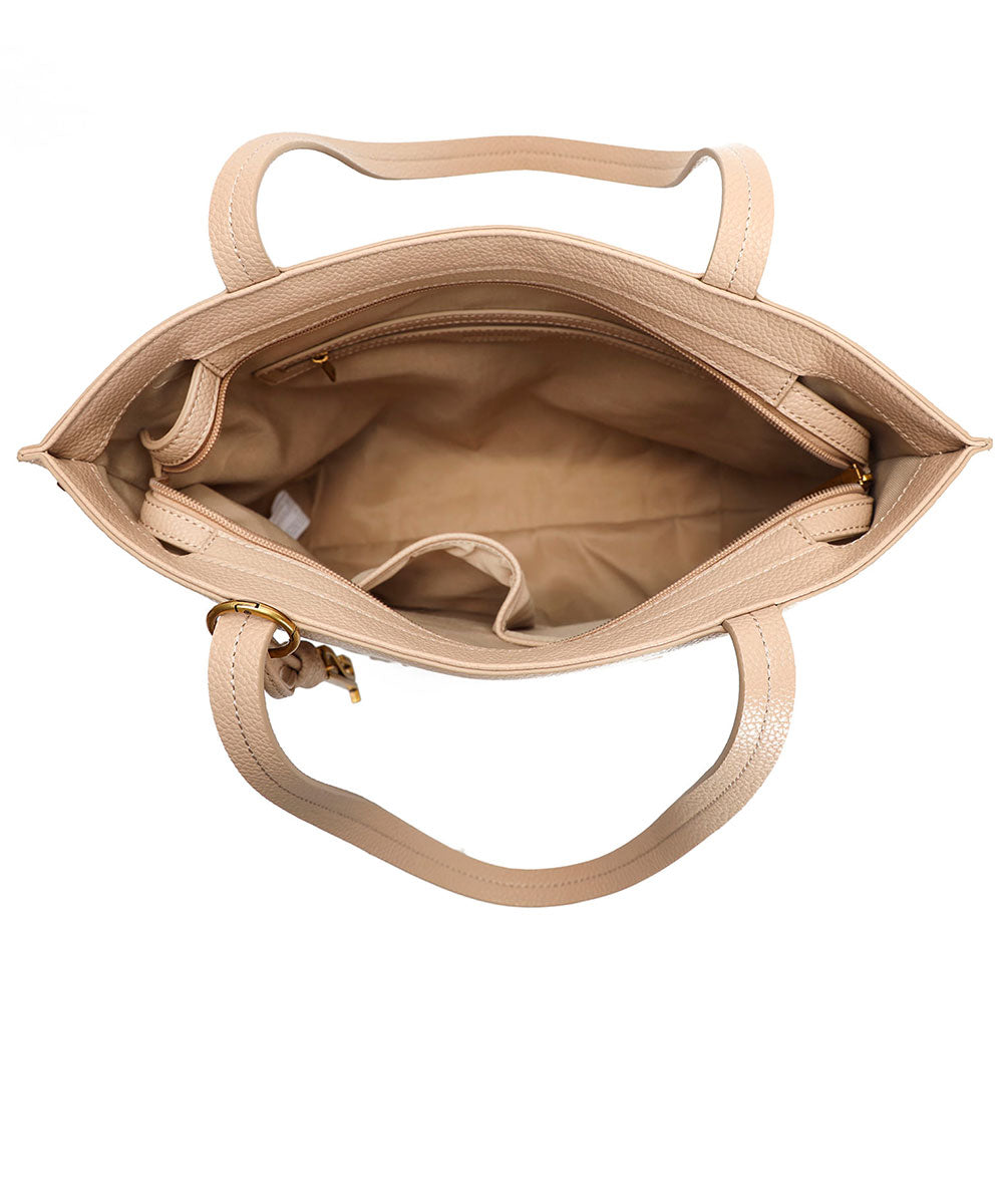 Bolsa Shopper Maxi Santa Lolla Nude Castor