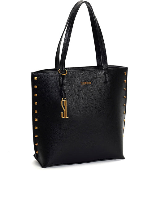 Bolsa Shopper Maxi Santa Lolla Preta Universitária