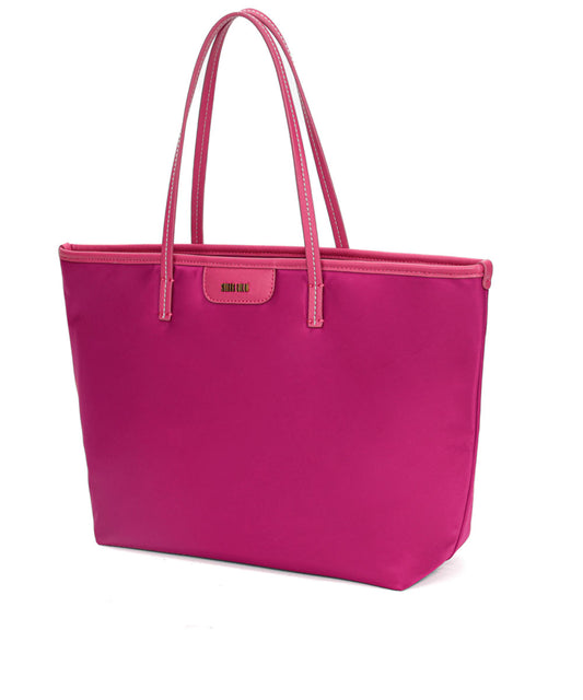 Bolsa Shopper Nylon Universitária Rosa