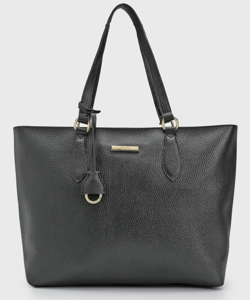 Bolsa Shopper Preta Santa Lolla Ombro