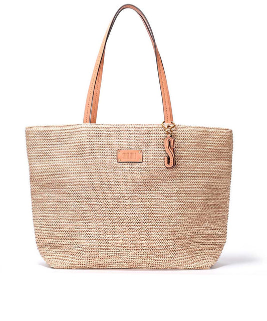 Bolsa Shopper Santa Lolla Areia Tramado